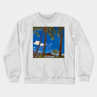 Mt. Diamond Head through the Trees Crewneck Sweatshirt